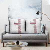Morocco Atlas Lions Pillow Cover Arabesque Inspired Pattern