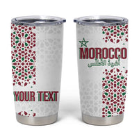 Morocco Atlas Lions Personalized Tumbler Cup Arabesque Inspired Pattern