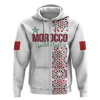 Morocco Atlas Lions Personalized Zip Hoodie Arabesque Inspired Pattern