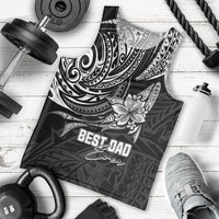 personalised-fathers-day-polynesian-men-tank-top-best-dad-ever-black