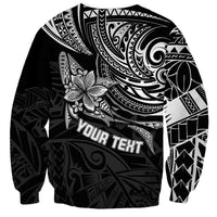 Personalised Father's Day Polynesian Sweatshirt Best Dad Ever - Black - Wonder Print Shop