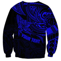 Personalised Father's Day Polynesian Sweatshirt Best Dad Ever - Blue - Wonder Print Shop