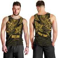 personalised-fathers-day-polynesian-men-tank-top-best-dad-ever-gold