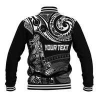 Personalised Father's Day American Samoa Baseball Jacket Polynesian Dad & Kid LT7 - Wonder Print Shop