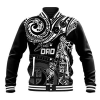Personalised Father's Day Fiji Baseball Jacket Polynesian Dad & Kid LT7 - Wonder Print Shop