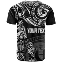 Personalised Father's Day Fiji T Shirt Polynesian Dad & Kid - Wonder Print Shop