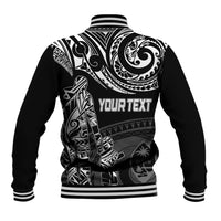 Personalised Father's Day Guam Baseball Jacket Polynesian Dad & Kid LT7 - Wonder Print Shop