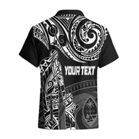 Personalised Father's Day Guam Hawaiian Shirt Polynesian Dad & Kid - Wonder Print Shop