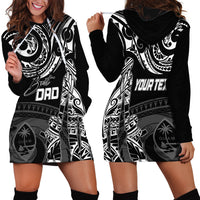 Personalised Father's Day Guam Hoodie Dress Polynesian Dad & Kid - Wonder Print Shop