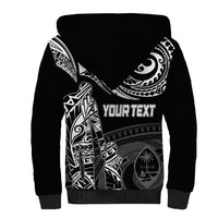 Personalised Father's Day Guam Sherpa Hoodie Polynesian Dad & Kid - Wonder Print Shop