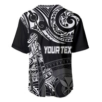 Personalised Father's Day Kanaka Hawaii Baseball Jersey Polynesian Dad & Kid LT7 - Wonder Print Shop
