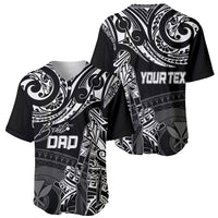 Personalised Father's Day Kanaka Hawaii Baseball Jersey Polynesian Dad & Kid LT7 - Wonder Print Shop