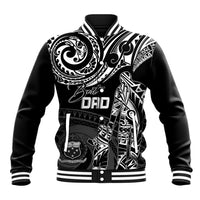 Personalised Father's Day Samoa Baseball Jacket Polynesian Dad & Kid LT7 - Wonder Print Shop