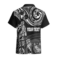 Personalised Father's Day Tonga Hawaiian Shirt Polynesian Dad & Kid - Wonder Print Shop