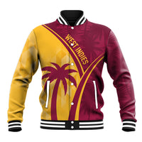 West Indies Cricket World Cup 2024 Baseball Jacket Tropical Style LT7 - Wonder Print Shop