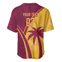 West Indies Cricket World Cup 2024 Baseball Jersey Tropical Style LT7 - Wonder Print Shop