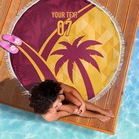 West Indies Cricket World Cup 2024 Beach Blanket Tropical Style LT7 - Wonder Print Shop