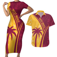 West Indies Cricket World Cup 2024 Couples Matching Short Sleeve Bodycon Dress and Hawaiian Shirt Tropical Style LT7 - Wonder Print Shop