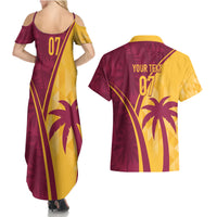 West Indies Cricket World Cup 2024 Couples Matching Summer Maxi Dress and Hawaiian Shirt Tropical Style LT7 - Wonder Print Shop