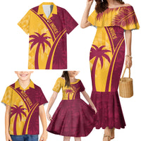 West Indies Cricket World Cup 2024 Family Matching Mermaid Dress and Hawaiian Shirt Tropical Style LT7 - Wonder Print Shop