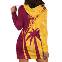 West Indies Cricket World Cup 2024 Hoodie Dress Tropical Style - Wonder Print Shop