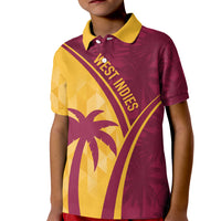 West Indies Cricket World Cup 2024 Kid Polo Shirt Tropical Style - Wonder Print Shop
