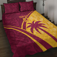 West Indies Cricket World Cup 2024 Quilt Bed Set Tropical Style - Wonder Print Shop