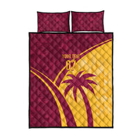 West Indies Cricket World Cup 2024 Quilt Bed Set Tropical Style - Wonder Print Shop