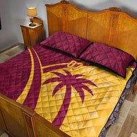West Indies Cricket World Cup 2024 Quilt Bed Set Tropical Style - Wonder Print Shop