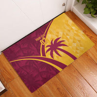 West Indies Cricket World Cup 2024 Rubber Doormat Tropical Style - Wonder Print Shop