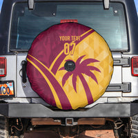West Indies Cricket World Cup 2024 Spare Tire Cover Tropical Style - Wonder Print Shop