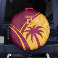 West Indies Cricket World Cup 2024 Spare Tire Cover Tropical Style - Wonder Print Shop