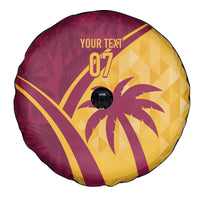 West Indies Cricket World Cup 2024 Spare Tire Cover Tropical Style - Wonder Print Shop