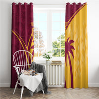 West Indies Cricket World Cup 2024 Window Curtain Tropical Style - Wonder Print Shop
