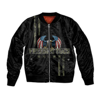 USA Bald Eagle Freedom Tour 1776 Born To Be Free Bomber Jacket Camouflage Style LT7 - Wonder Print Shop
