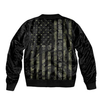 USA Bald Eagle Freedom Tour 1776 Born To Be Free Bomber Jacket Camouflage Style LT7 - Wonder Print Shop