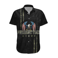 USA Bald Eagle Freedom Tour 1776 Born To Be Free Hawaiian Shirt Camouflage Style - Wonder Print Shop