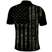 USA Bald Eagle Freedom Tour 1776 Born To Be Free Polo Shirt Camouflage Style - Wonder Print Shop