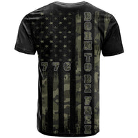 USA Bald Eagle Freedom Tour 1776 Born To Be Free T Shirt Camouflage Style - Wonder Print Shop