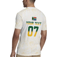 South Africa Cricket Champion Custom Rugby Jersey Gold Proteas - All White - Wonder Print Shop