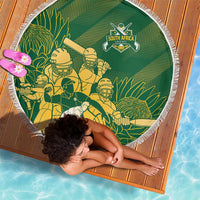 South Africa Cricket Champion Beach Blanket Proteas Rock The World - Wonder Print Shop