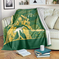 South Africa Cricket Champion Blanket Proteas Rock The World - Wonder Print Shop