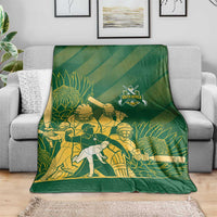 South Africa Cricket Champion Blanket Proteas Rock The World - Wonder Print Shop