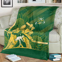 South Africa Cricket Champion Blanket Proteas Rock The World - Wonder Print Shop