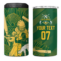 South Africa Cricket Champion Custom 4 in 1 Can Cooler Tumbler Proteas Rock The World - Wonder Print Shop