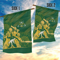 South Africa Cricket Champion Garden Flag Proteas Rock The World - Wonder Print Shop