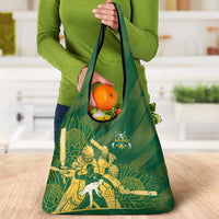 South Africa Cricket Champion Grocery Bag Proteas Rock The World - Wonder Print Shop