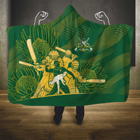 South Africa Cricket Champion Hooded Blanket Proteas Rock The World - Wonder Print Shop
