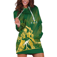 South Africa Cricket Champion Custom Hoodie Dress Proteas Rock The World - Wonder Print Shop