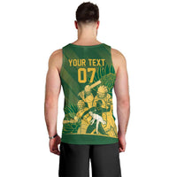 South Africa Cricket Champion Custom Men Tank Top Proteas Rock The World - Wonder Print Shop